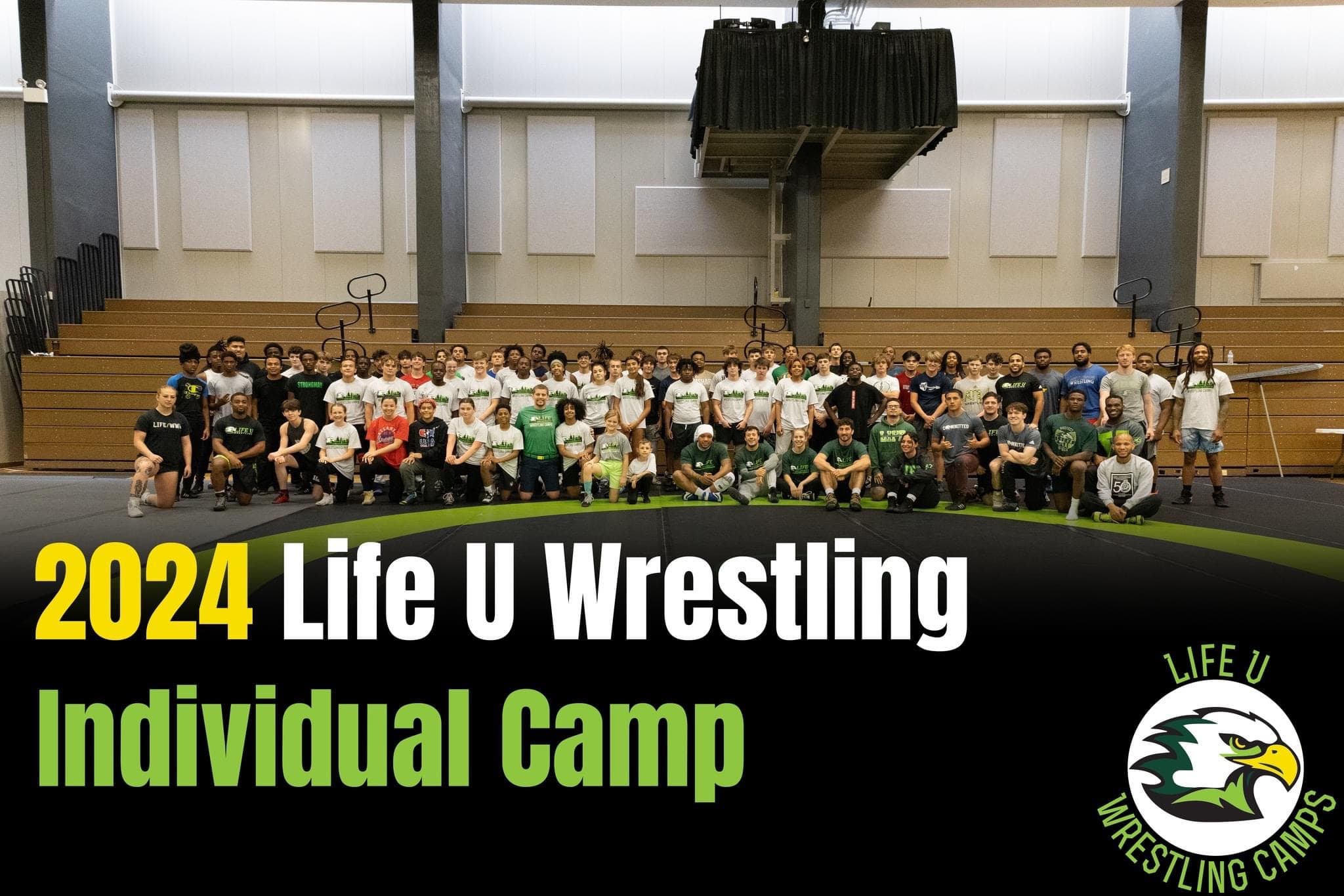 Athletes training at camp