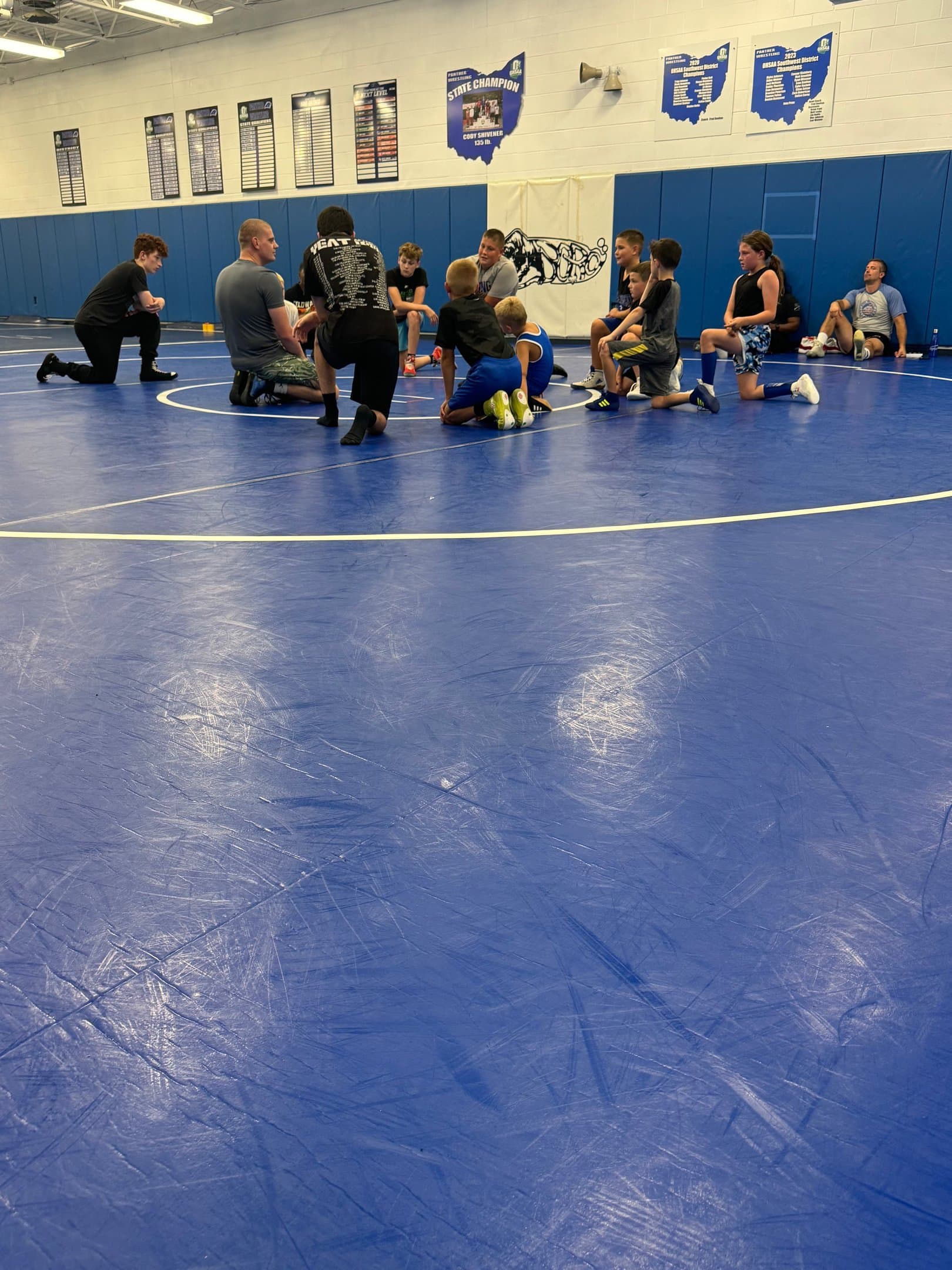 Camp on the mat