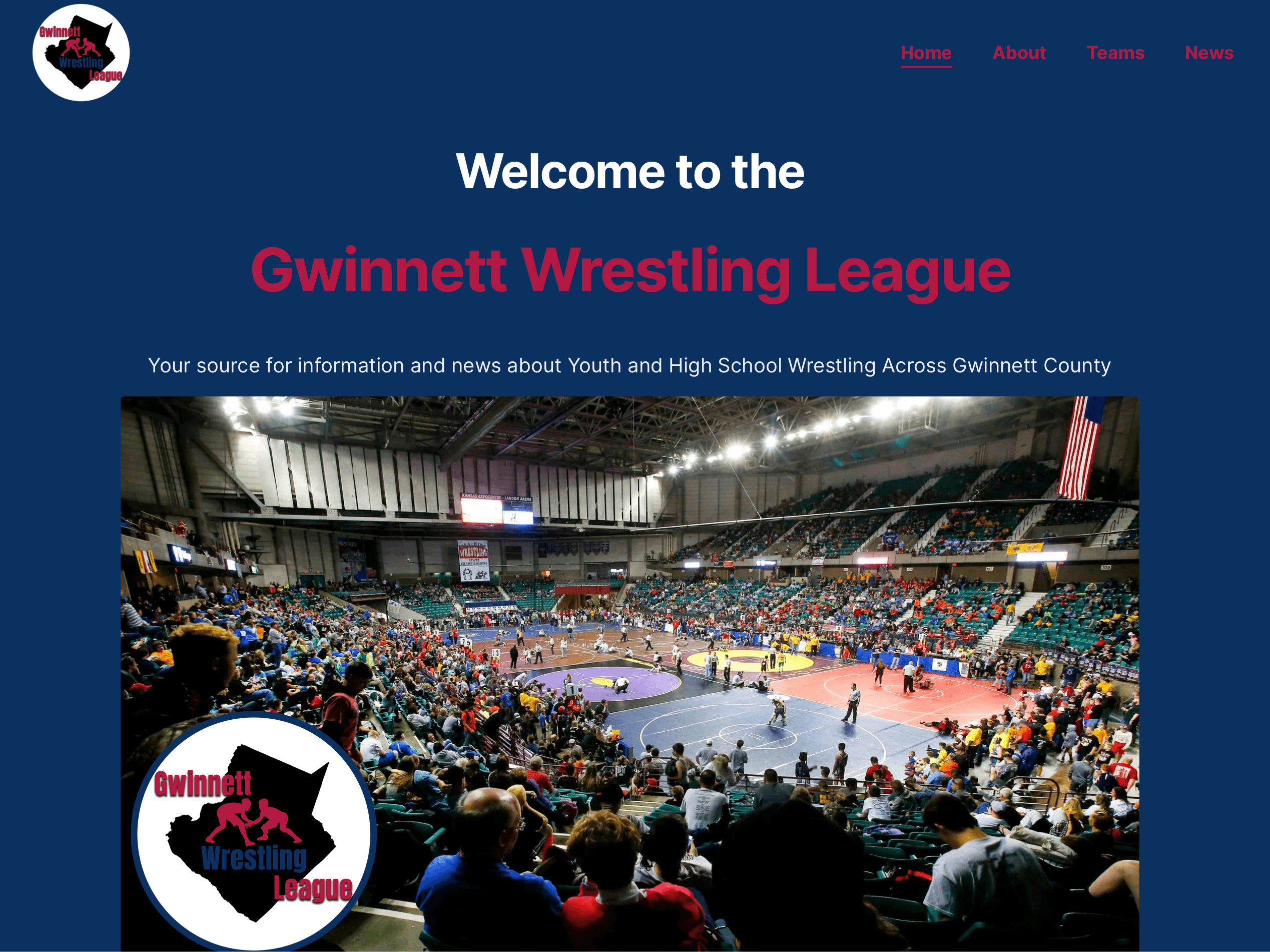 Example team website
