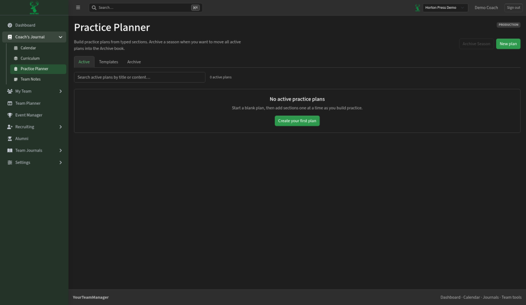 Practice Planner