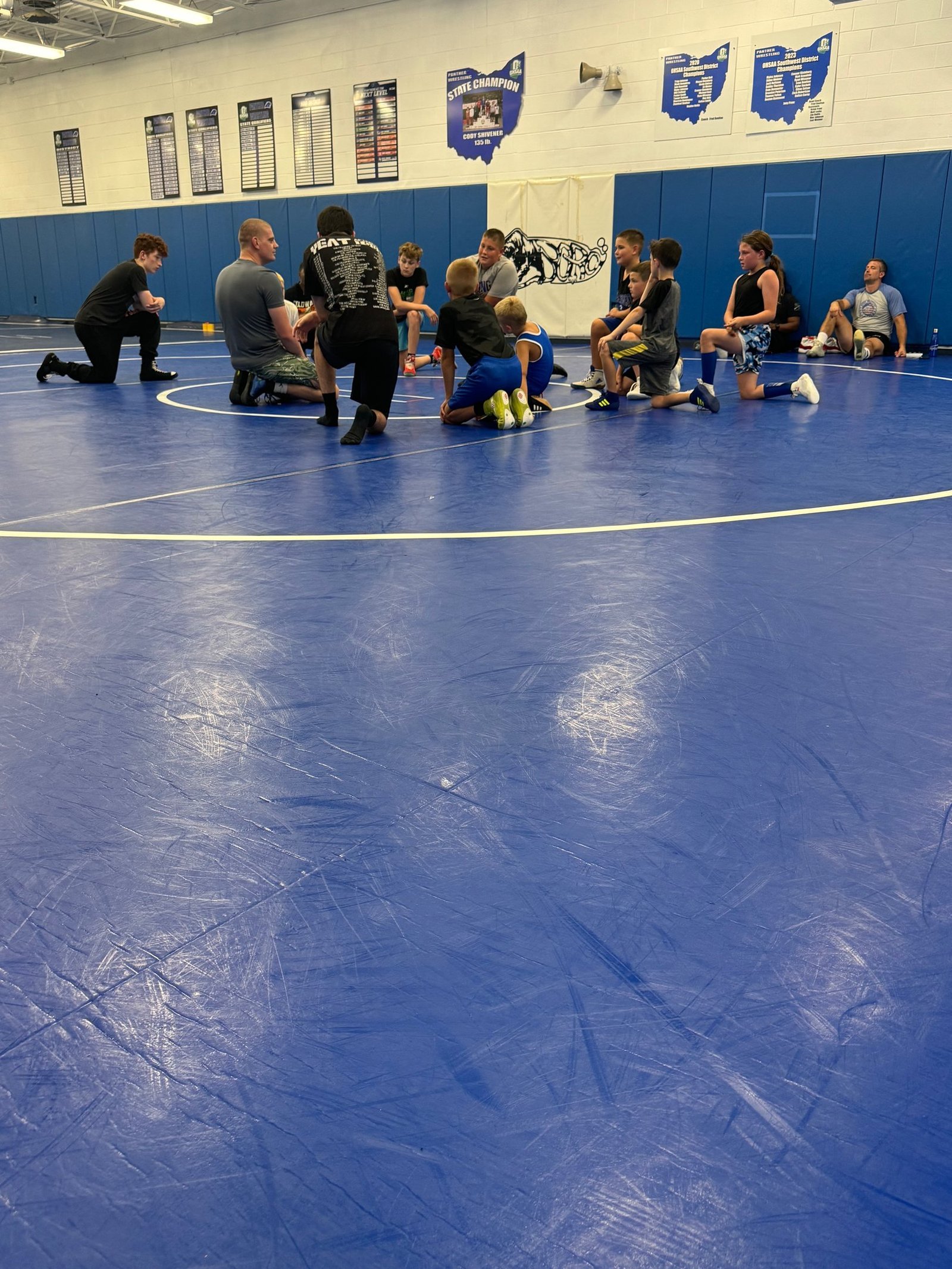 Camp on the mat